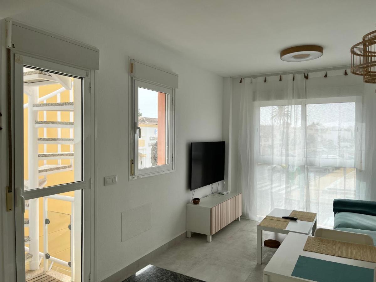 Atico Helena Con Solarium Y Jacuzzi Privado En Laguna Beach Vera Luaran gambar