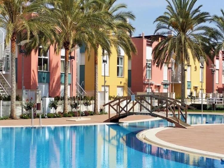 Atico Helena Con Solarium Y Jacuzzi Privado En Laguna Beach Vera Luaran gambar